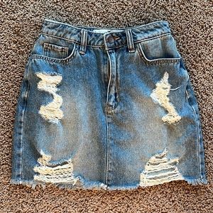 Hollister Denim Mini-Skirt Sz 1
